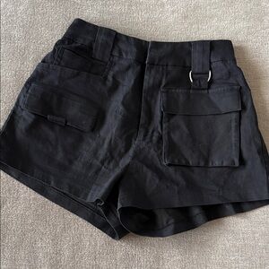 I.AM.GIA Black Cargo Shorts